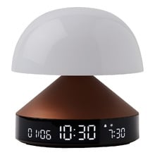 Lexon Mina Alarm Clock with LED Touch Lamp